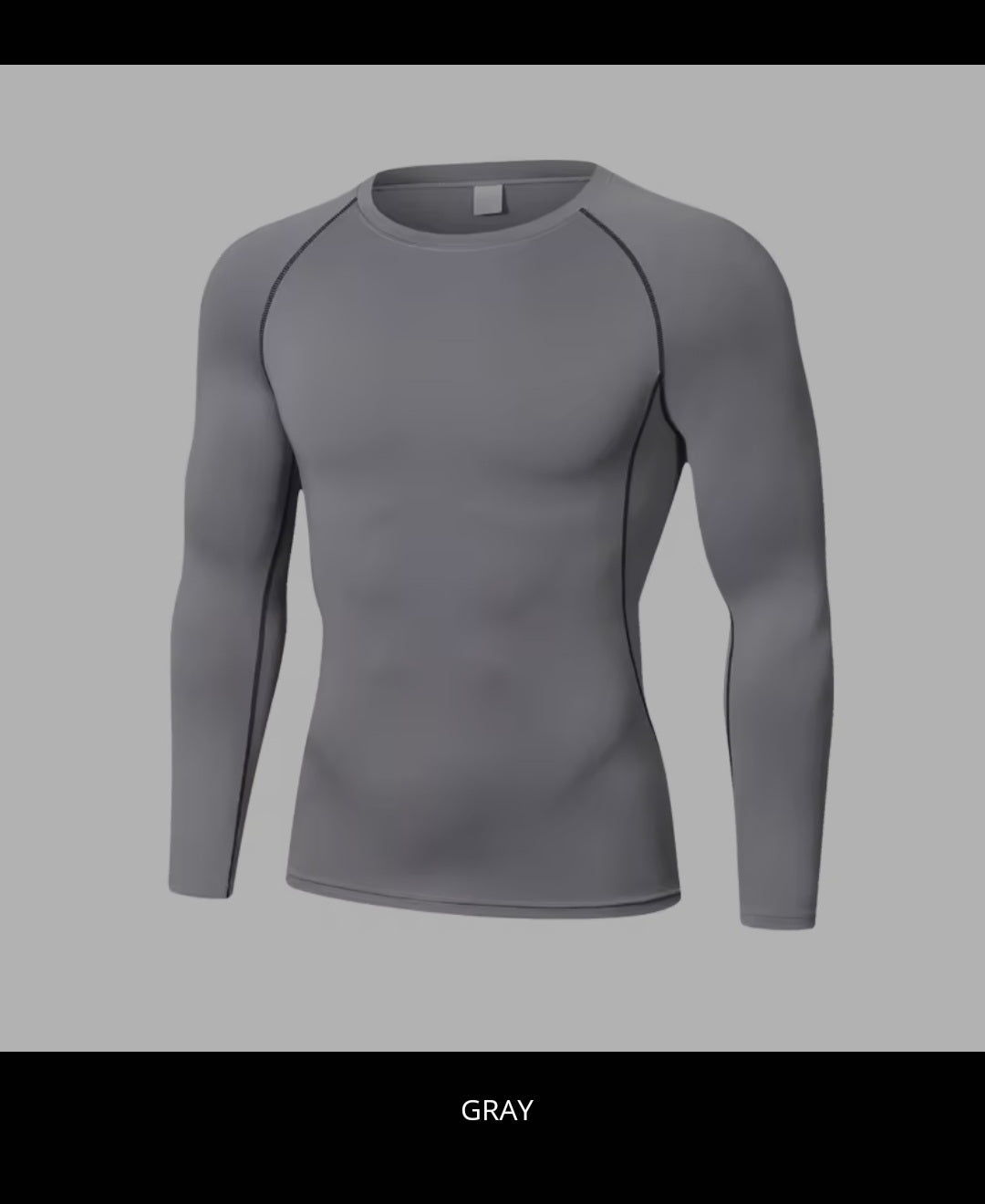 Compression Long Sleeve T Shirt Men Elastic Training T-shirt Gym Fitness Workout